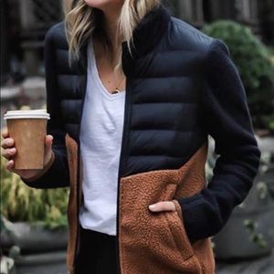Contrast Color Down Jacket